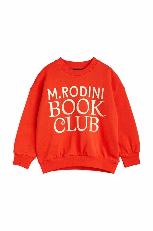 κόκκινο Παιδική βαμβακερή μπλούζα Mini Rodini Παιδικά