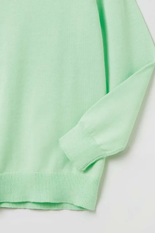 Παιδική βαμβακερή μπλούζα OVS πράσινο