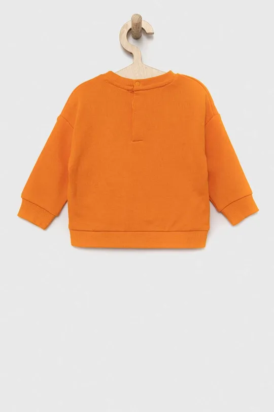 OVS bluza bawełniana niemowlęca pomarańczowy