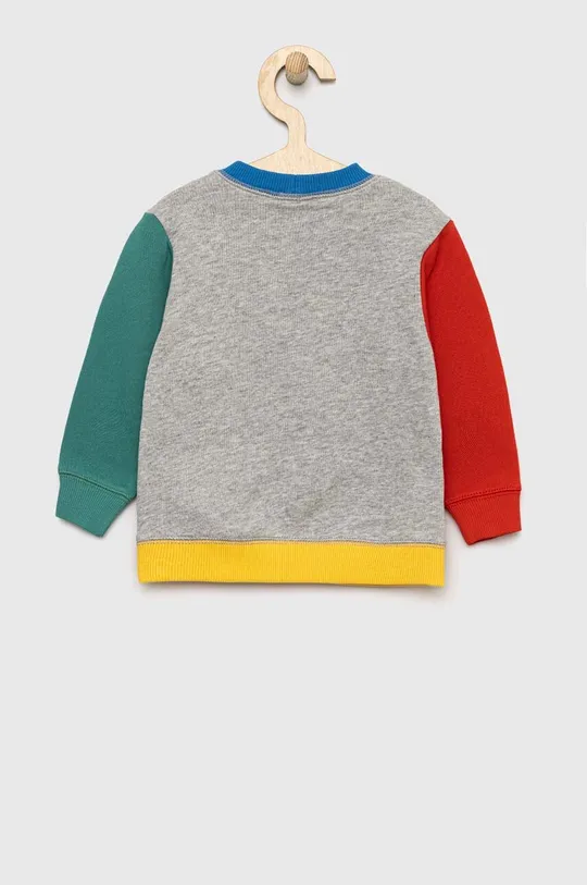 Παιδική βαμβακερή μπλούζα United Colors of Benetton γκρί