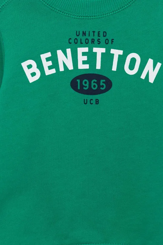 Detská bavlnená mikina United Colors of Benetton  Základná látka: 100 % Bavlna Prvky: 95 % Bavlna, 5 % Elastan