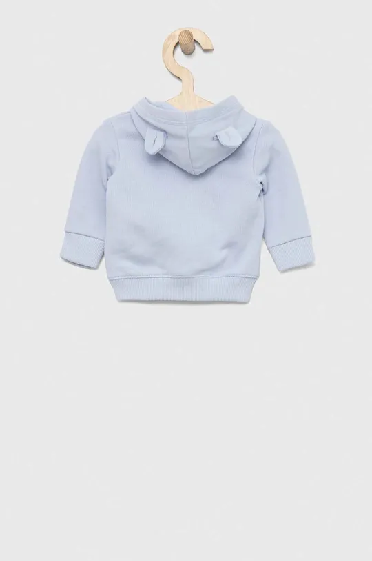Βαμβακερή μπλούζα μωρού United Colors of Benetton μπλε
