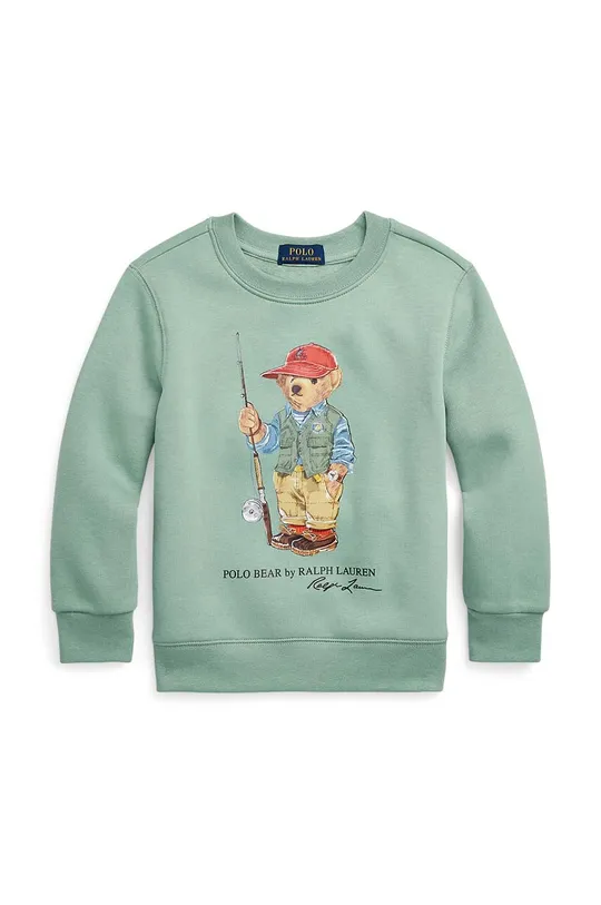 zielony Polo Ralph Lauren bluza bawełniana dziecięca Dziecięcy