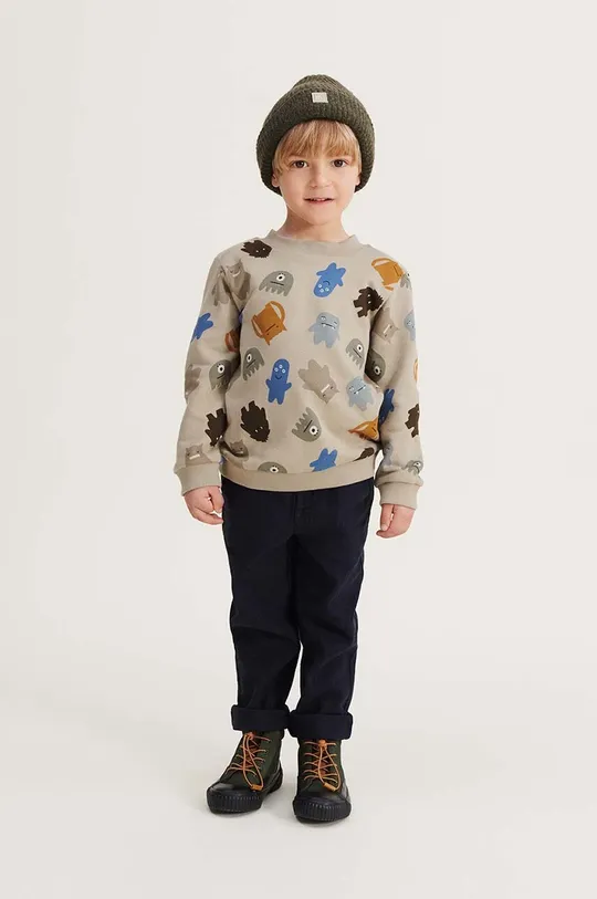 siva Otroški bombažen pulover Liewood Otroški