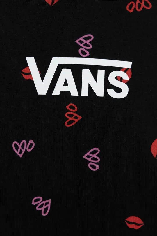 Παιδική βαμβακερή μπλούζα Vans LOVE VANS HOODIE Black  100% Βαμβάκι