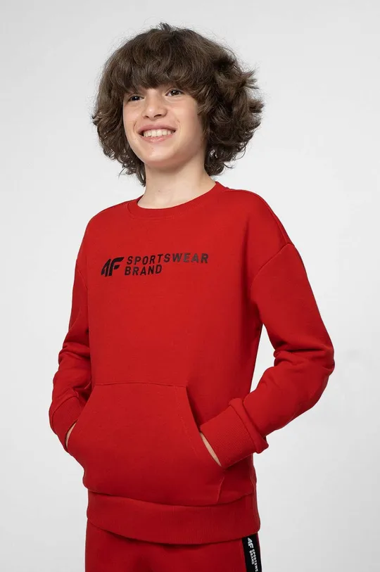 κόκκινο Παιδική μπλούζα 4F Παιδικά