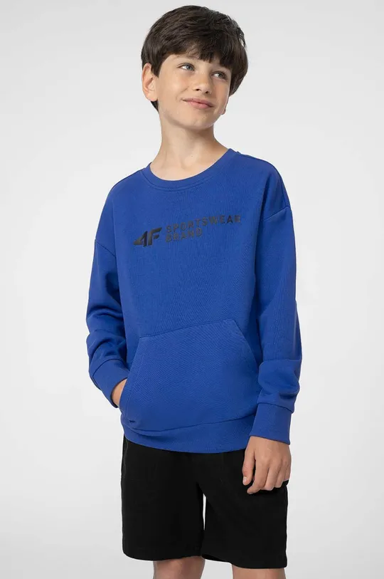 modra Otroški pulover 4F Otroški