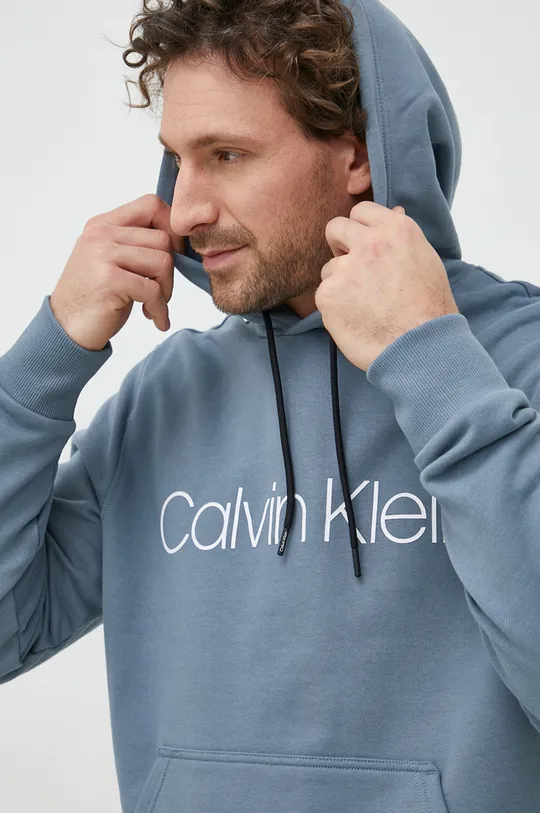 kék Calvin Klein pamut melegítőfelső