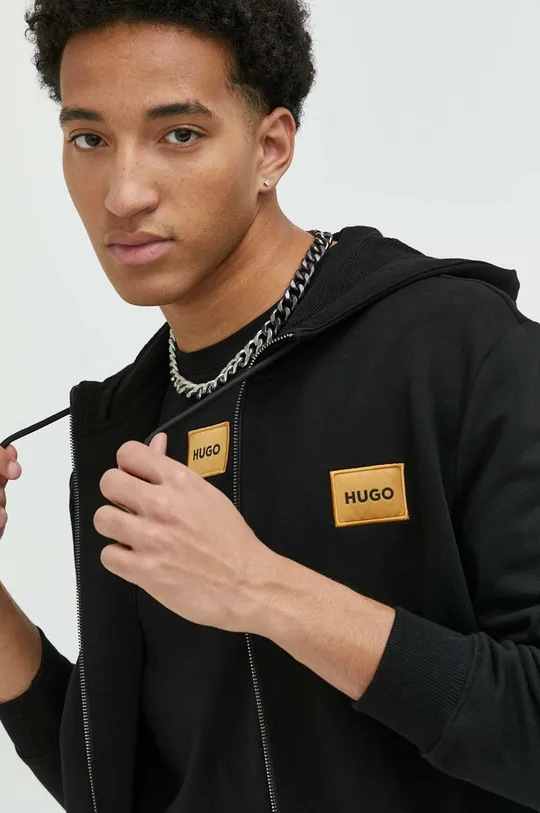 črna Bombažen pulover HUGO