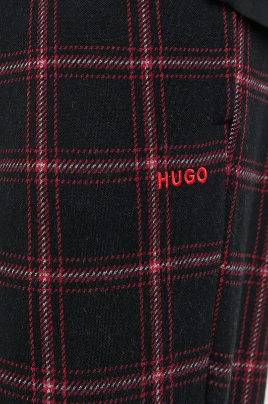 czarny HUGO bluza lounge