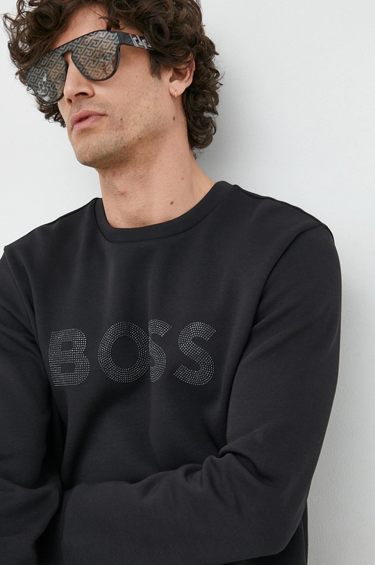 czarny BOSS bluza BOSS GREEN