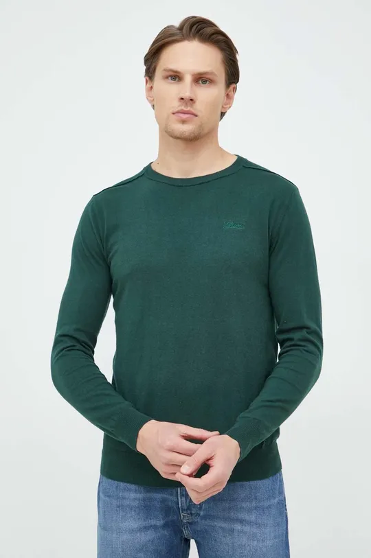 πράσινο Ένα πουλόβερ σε μείγμα μεταξιού Guess