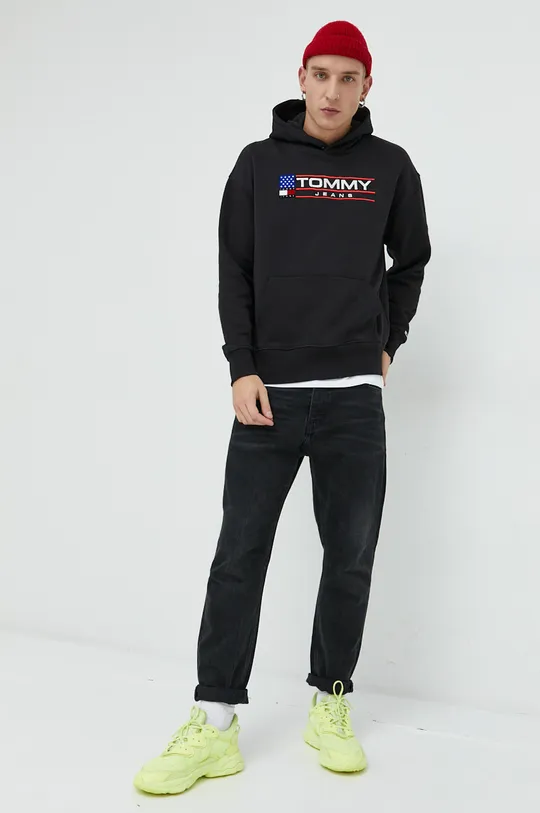 Dukserica Tommy Jeans crna