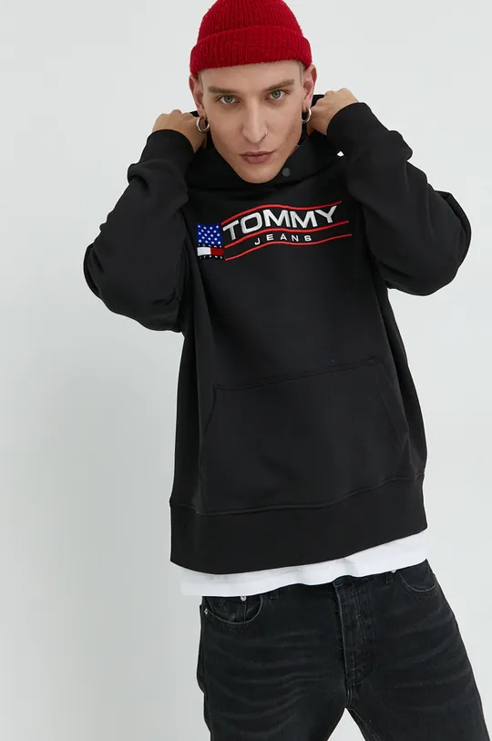 czarny Tommy Jeans bluza