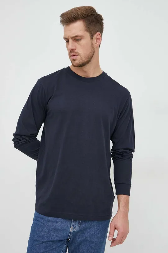 mornarsko plava Pamučna majica dugih rukava GAP Muški