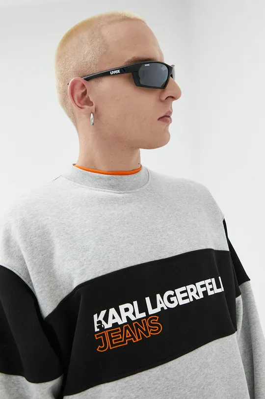 γκρί Μπλούζα Karl Lagerfeld Jeans