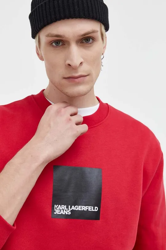 κόκκινο Μπλούζα Karl Lagerfeld Jeans Ανδρικά