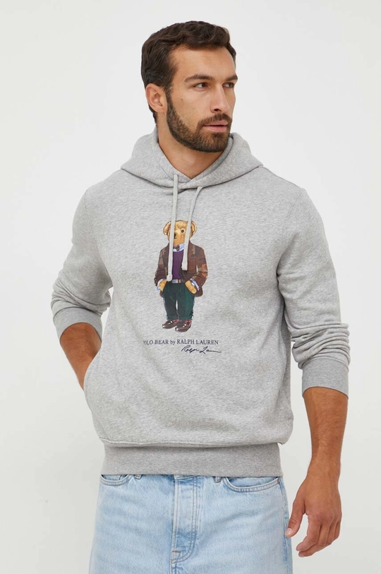 Mikina Polo Ralph Lauren sivá