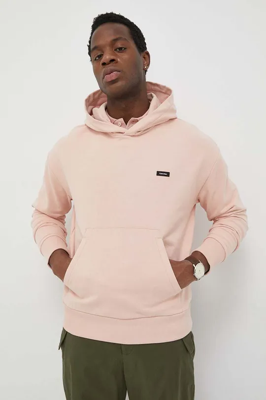 roza Bombažen pulover Calvin Klein