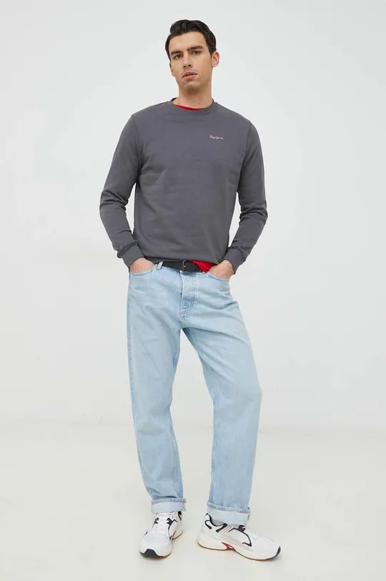 Pepe Jeans bluza bawełniana shane 100 % Bawełna