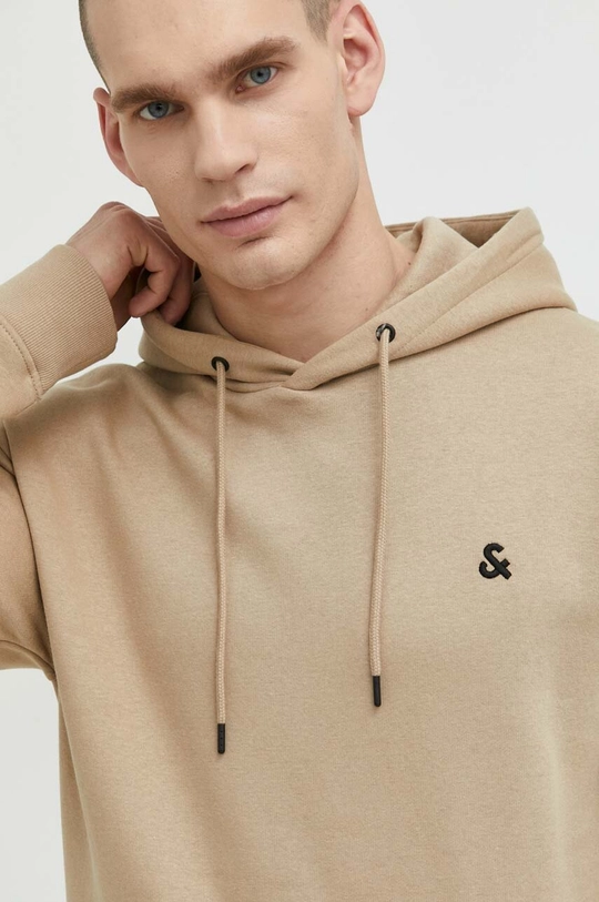 beżowy Jack & Jones bluza JJESTAR