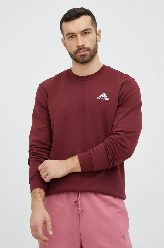 burgundia Adidas felső