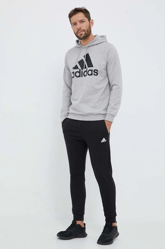 grigio adidas tuta da ginnastica Uomo