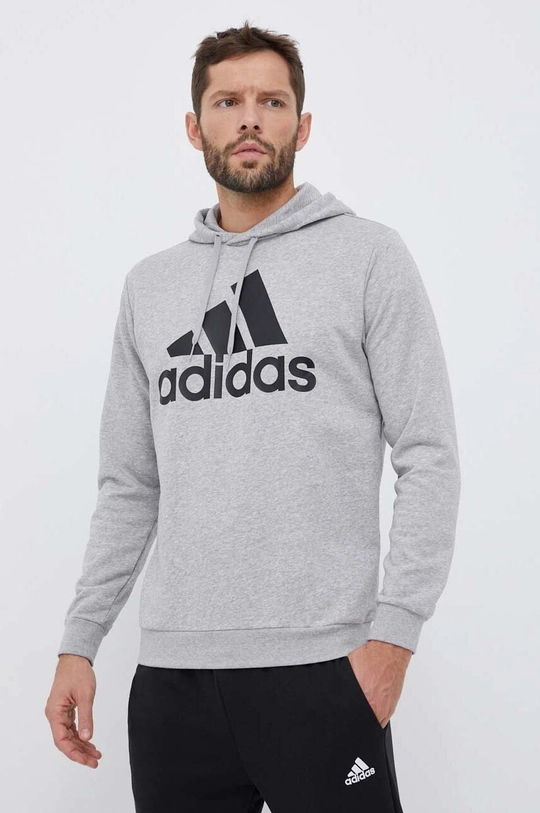 adidas tuta da ginnastica grigio