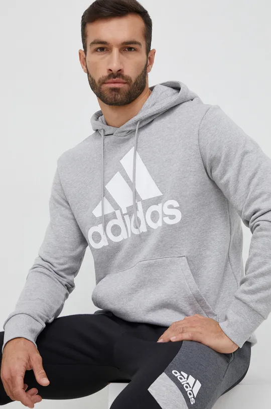 Pamučna dukserica adidas Muški