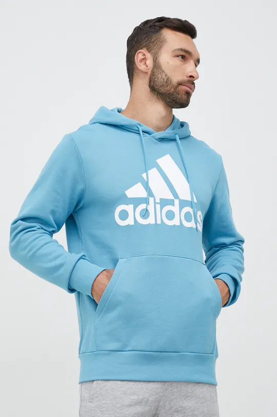 turkusowy adidas bluza bawełniana Męski