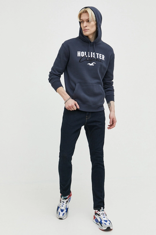 Pulover Hollister Co. mornarsko modra