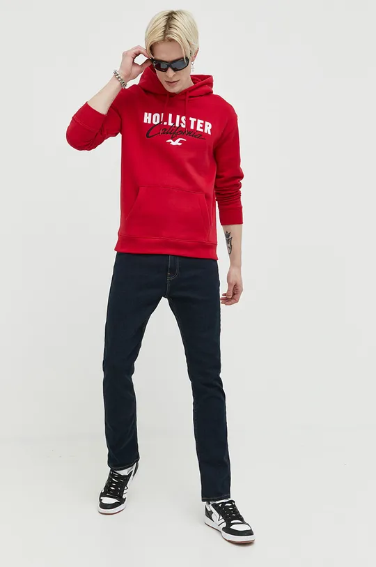 Hollister Co. bluza czerwony