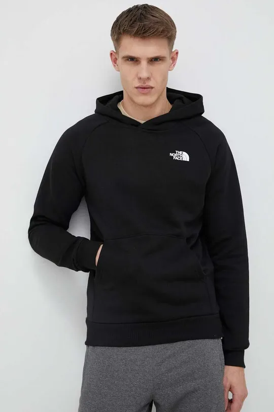 The North Face cotton sweatshirt black