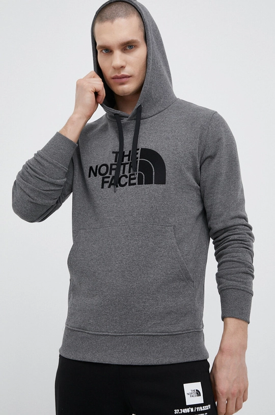 gray The North Face sweatshirt Men’s