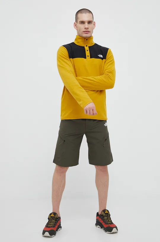 Αθλητική μπλούζα The North Face Glacier κίτρινο