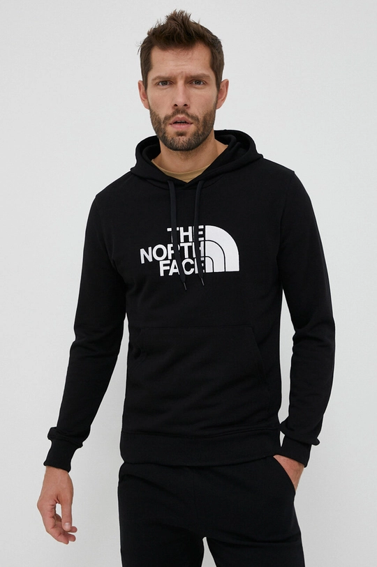 nero The North Face felpa in cotone Uomo