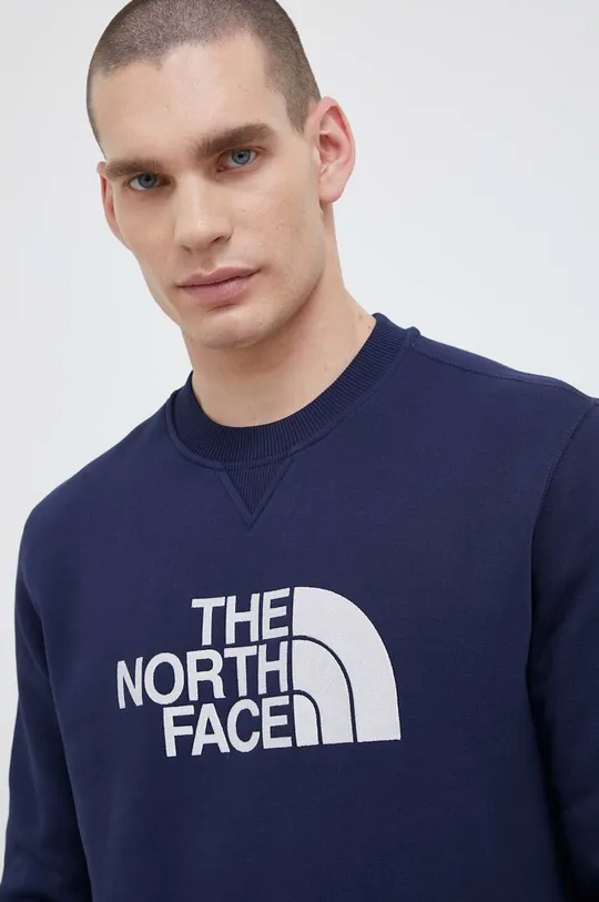 σκούρο μπλε Βαμβακερή μπλούζα The North Face