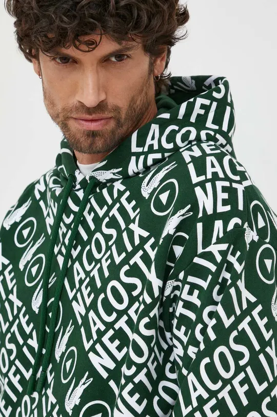 Βαμβακερή μπλούζα Lacoste x Netflix Ανδρικά
