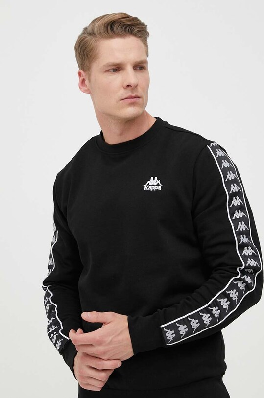 Кофта Kappa мужская цвет чёрный узор | ANSWEAR.ua