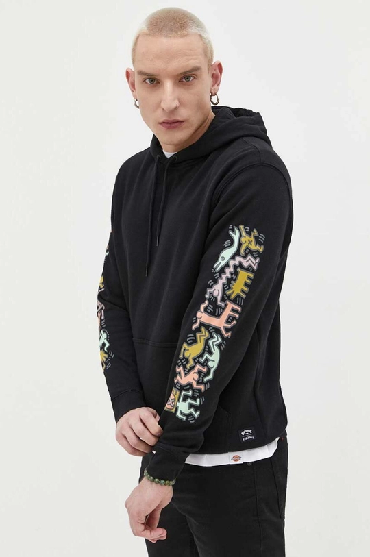 črna Pulover Billabong x Keith Haring Moški