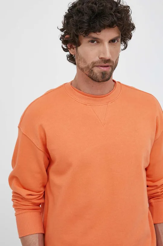 πορτοκαλί Βαμβακερή μπλούζα United Colors of Benetton