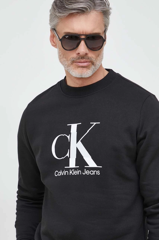 μαύρο Μπλούζα Calvin Klein Jeans Ανδρικά