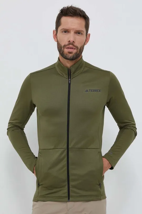 zöld adidas TERREX sportos pulóver Multi Férfi