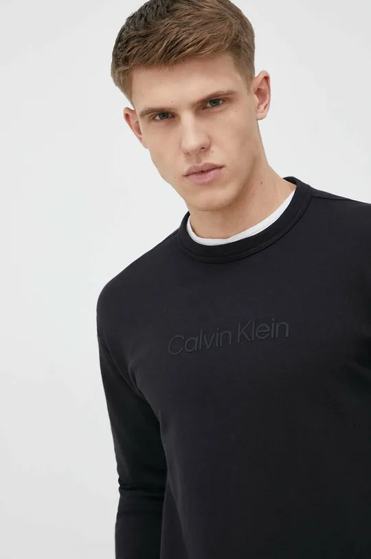 crna Dukserica za trening Calvin Klein Performance Essentials