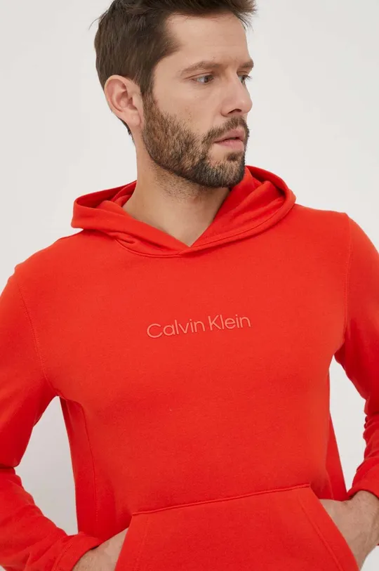 oranžna Pulover od trenirke Calvin Klein Performance Essentials