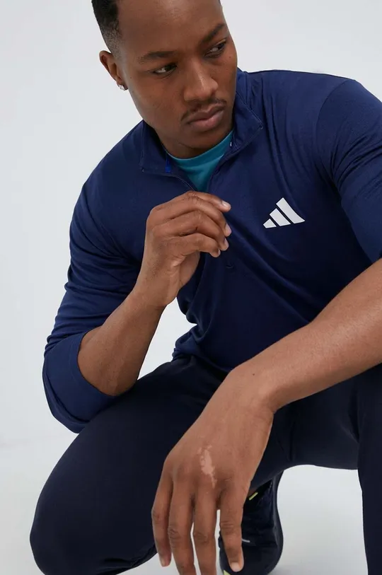 σκούρο μπλε Φούτερ προπόνησης adidas Performance Train Essentials Seasonal