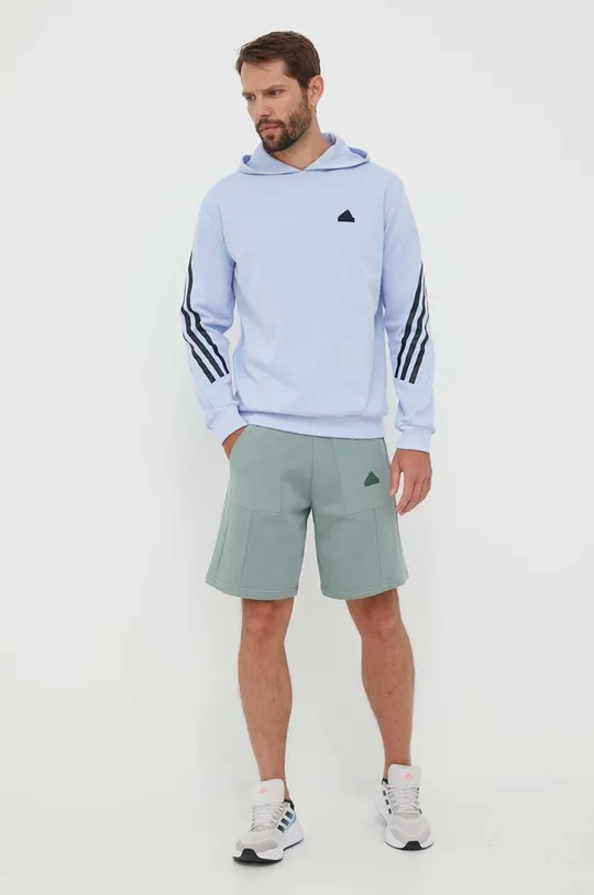 adidas bluza niebieski