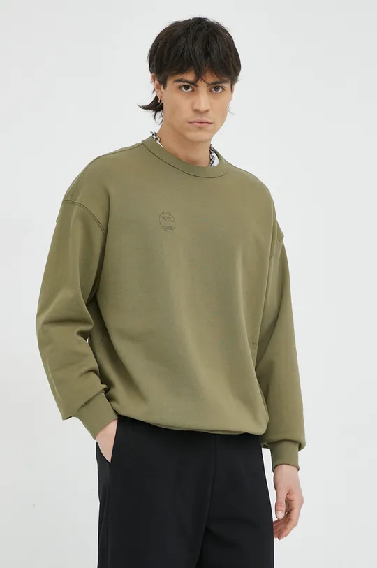 zelena Bombažen pulover G-Star Raw Moški