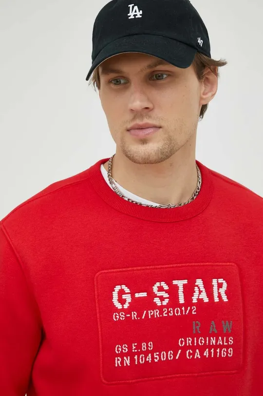 czerwony G-Star Raw bluza