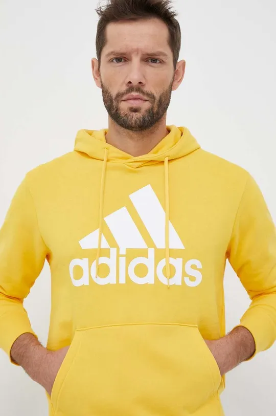 κίτρινο Βαμβακερή μπλούζα adidas